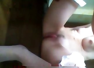 Young babe is enjoying filthy bestiality in the room