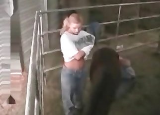 Sexy beast and a sensuous pony are loving bestiality